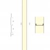 Polyuretaanielementti 80 x 1150 x 6000mm